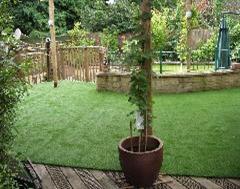 Artificial Grass over decking in Yeovil